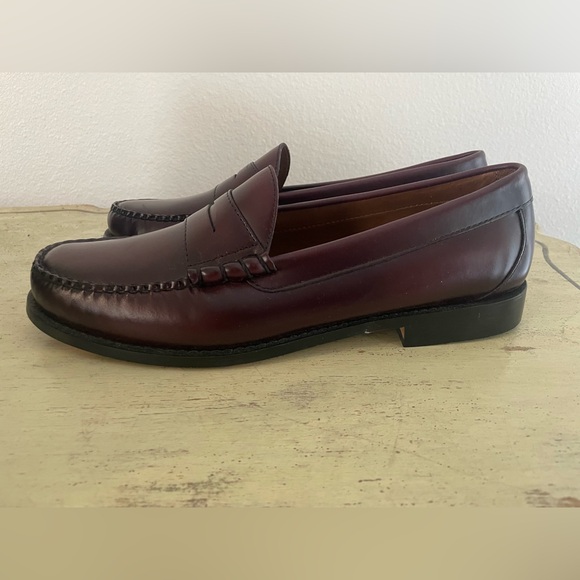 J. CREW Classic Leather Penny Loafer in Wine Size 10 1/2 M $198 BS114 - Picture 7 of 10